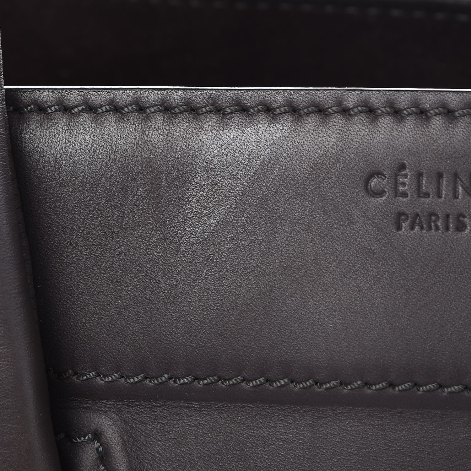Celine Smooth Calfskin Medium Phantom Luggage Grey 7 of 29