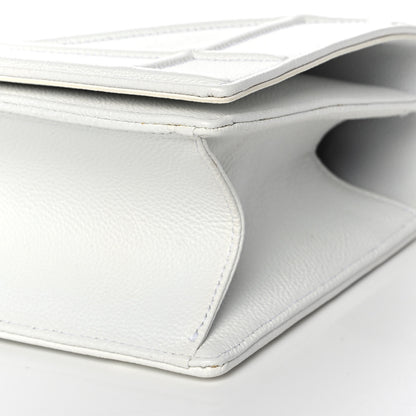 Christian Dior Calfskin Medium Diorama Flap Bag Off White 9 of 12