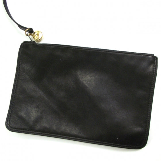Lambskin Drawstring Bag Black