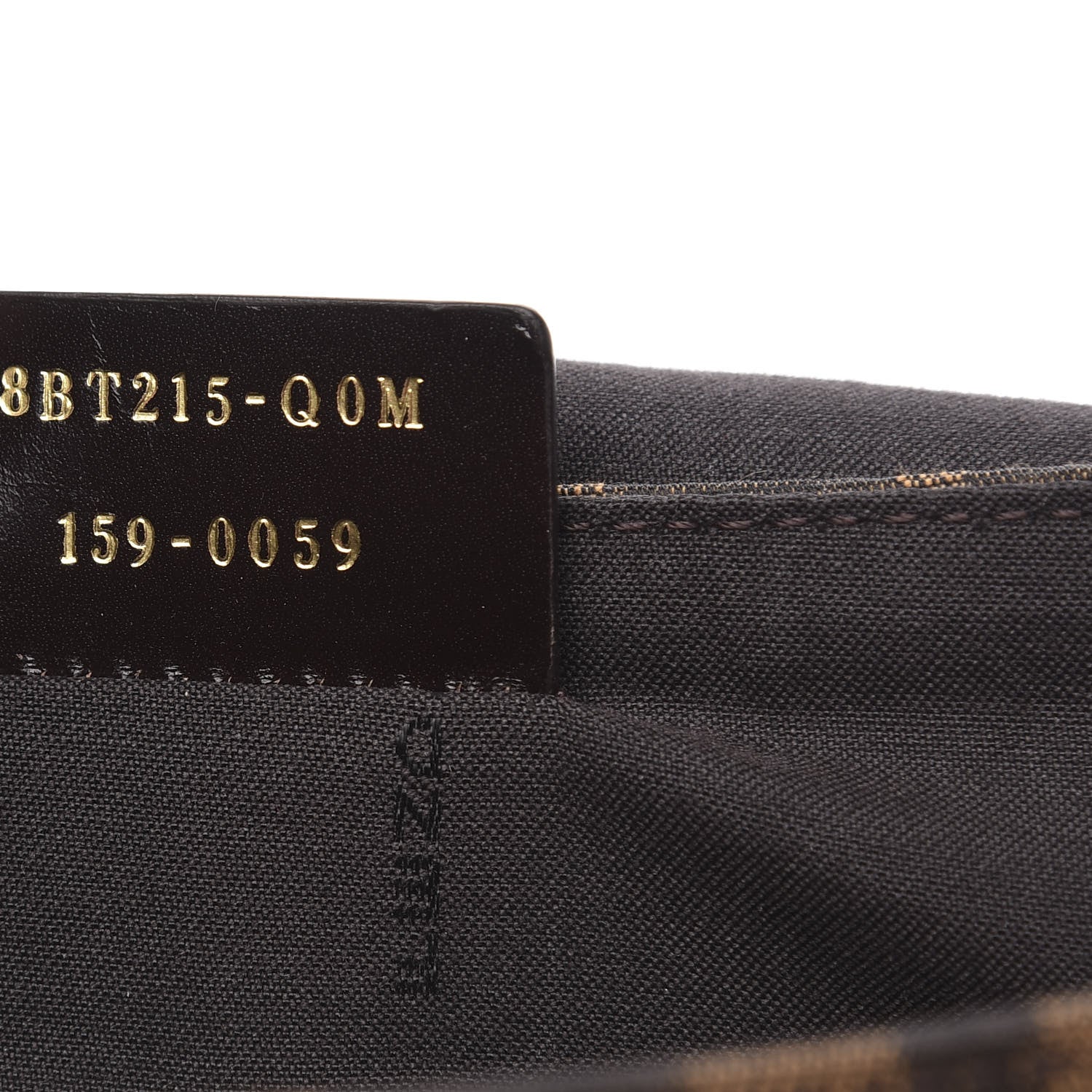Fendi Zucca Vitello Artic Messenger Bag Tobacco Castagna 7 of 9