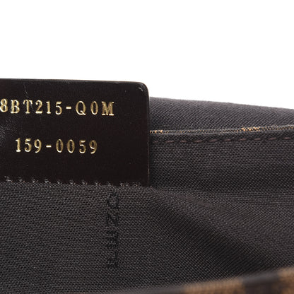 Fendi Zucca Vitello Artic Messenger Bag Tobacco Castagna 7 of 9