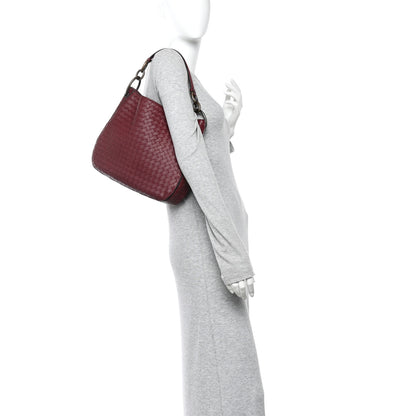 Bottega Veneta Nappa Intrecciato Small Loop Bordeaux 2 of 11