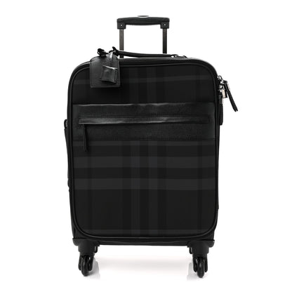Burberry Smoked Check Carry-On Suitcase Black 1 of 10