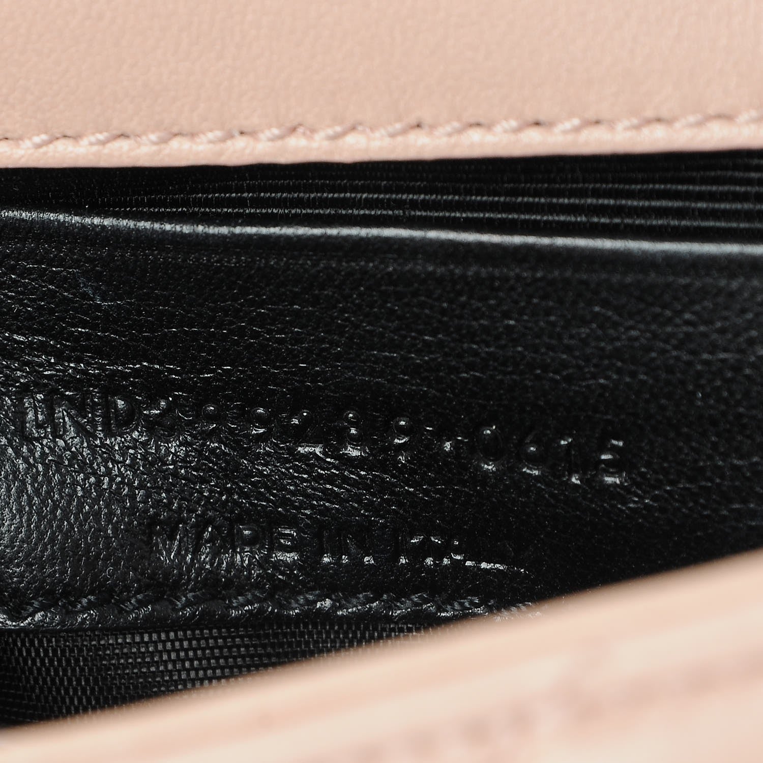 Saint Laurent Sheepskin Matelasse Chevron Monogram Classic Baby Chain Bag Pale Pink 8 of 8