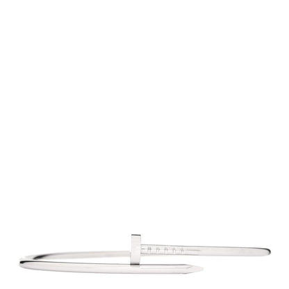 Cartier 18K White Gold Small Juste Un Clou Bracelet 18 1 of 5