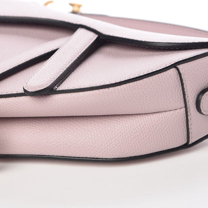 Christian Dior Grained Calfskin Mini Saddle Bag Light Pink 9 of 9