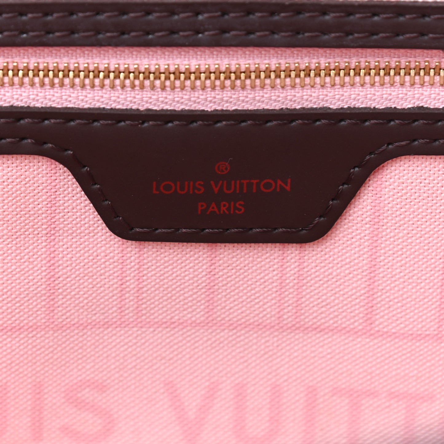 Damier Ebene Neo Neverfull MM Rose Ballerine