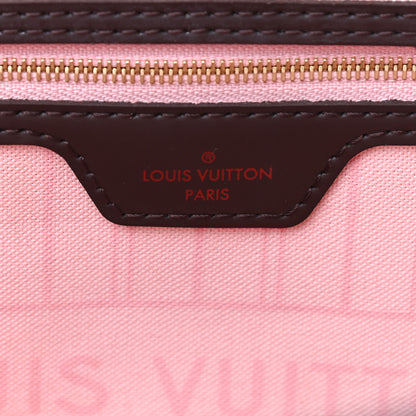Louis Vuitton Damier Ebene Neo Neverfull MM Rose Ballerine 6 of 9