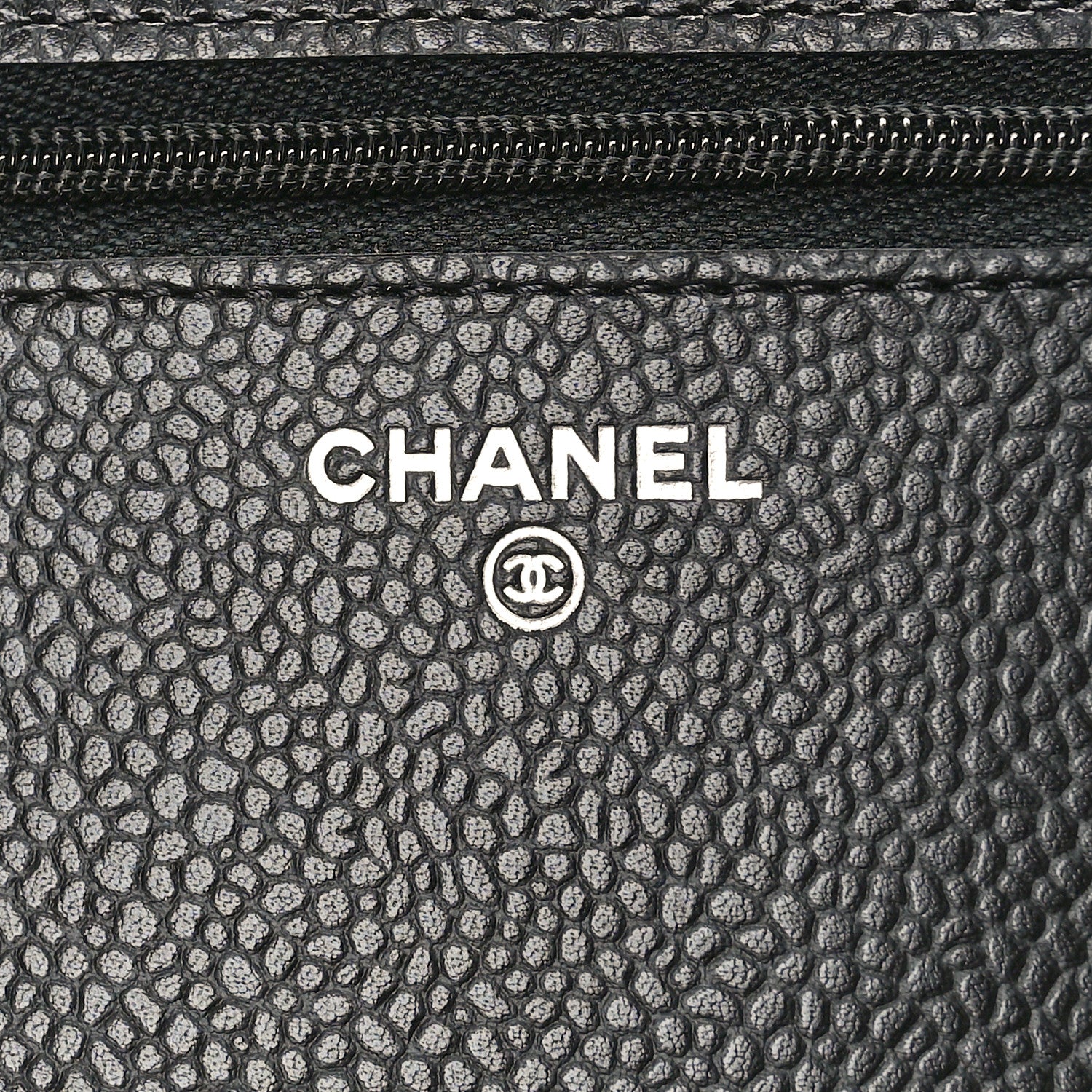 Chanel Caviar Quilted Wallet on Chain WOC Black 6 of 9