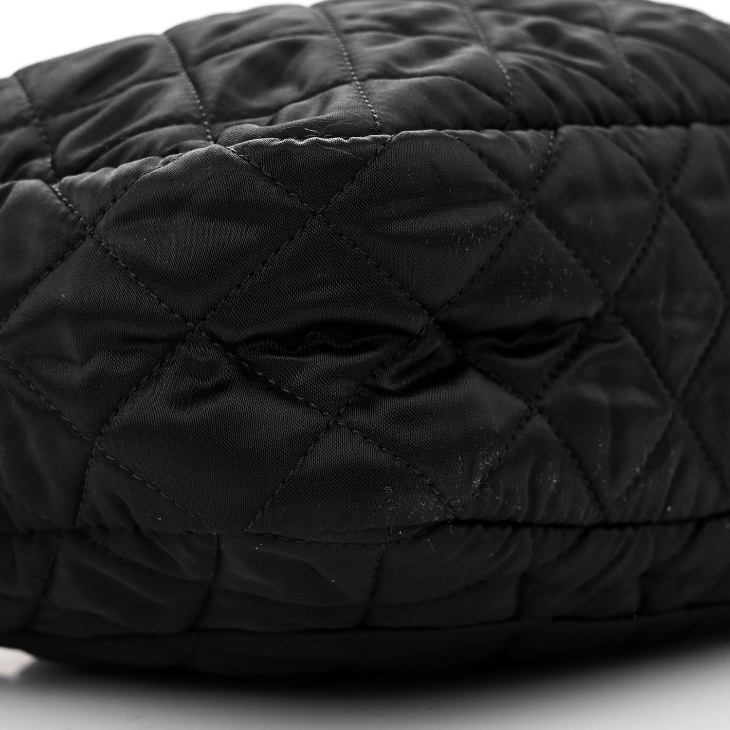 Chanel Satin Quilted Paris-Hamburg Camera Bag Black 9 of 10