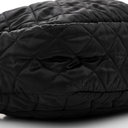 Chanel Satin Quilted Paris-Hamburg Camera Bag Black 9 of 10