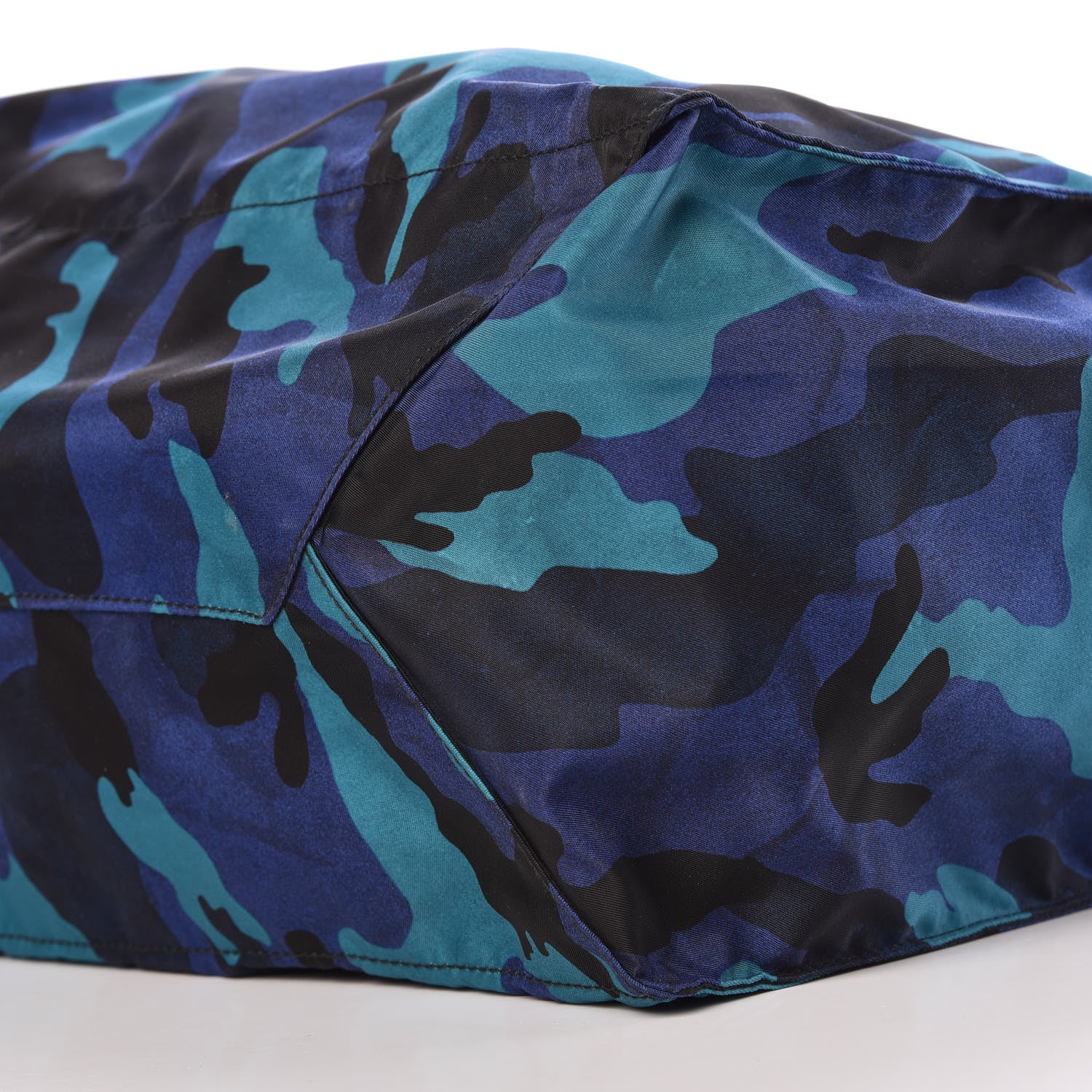 Prada Tessuto Stampato Camouflage Shopping Tote Royal 9 of 9
