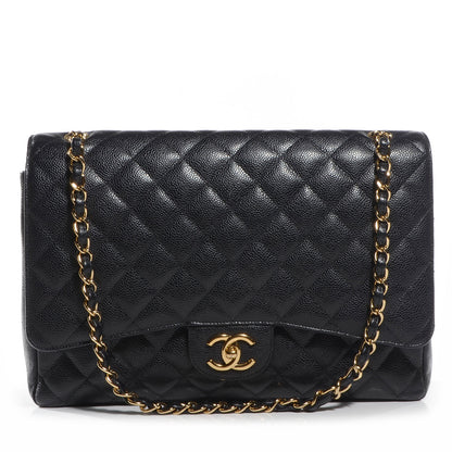 Chanel Caviar Quilted Maxi Double Flap Black 1 of 8