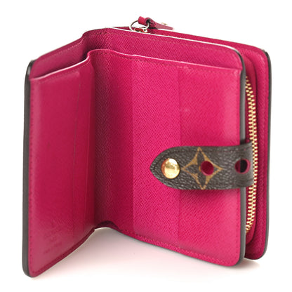 Louis Vuitton Monogram Perforated Compact Zipped Wallet Fuchsia 6 of 9
