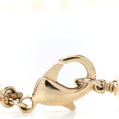 Chanel Pearl Crystal CC Signature Charm Belt Gold 3 of 5