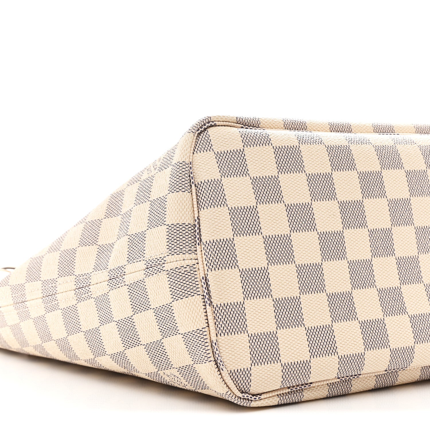 Louis Vuitton Damier Azur Braided Neverfull MM Pink 8 of 10