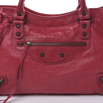 Balenciaga Agneau Classic Hardware City Rubisse 7 of 13