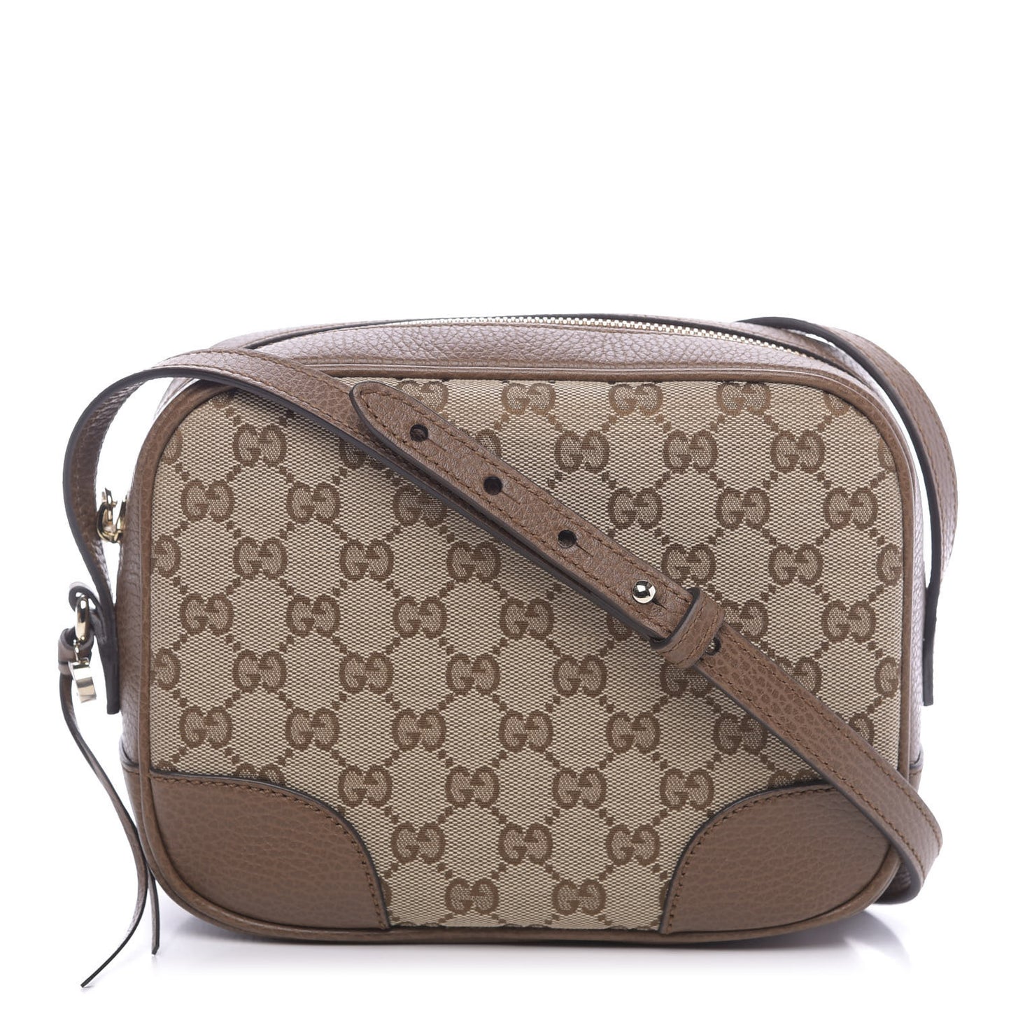Monogram Mini Bree Messenger Bag Beige Tabacco