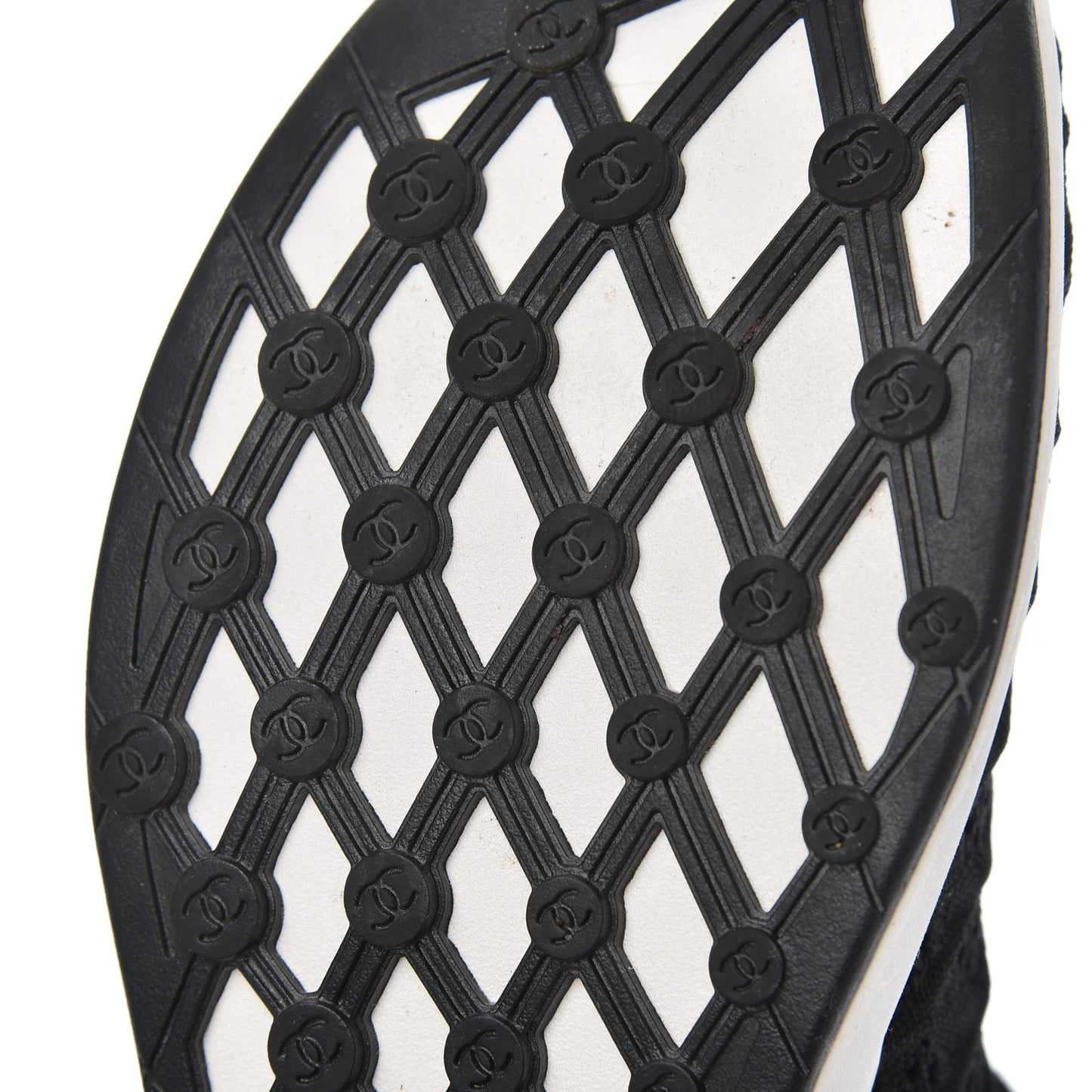 Fabric Logo Sneakers 39.5 Black
