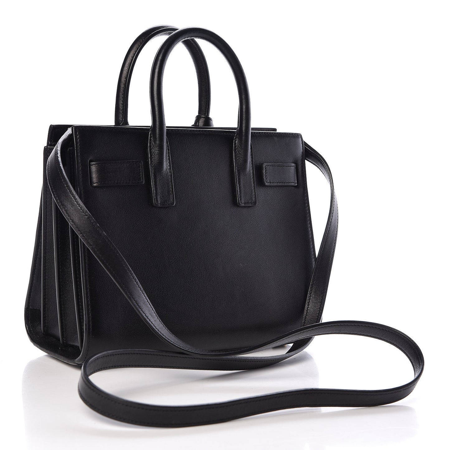 Calfskin Nano Sac de Jour Black