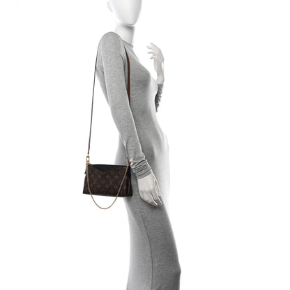 Louis Vuitton Monogram Pallas Clutch Black 2 of 11