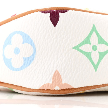 Louis Vuitton Monogram Multicolor Pochette Accessories White 9 of 11