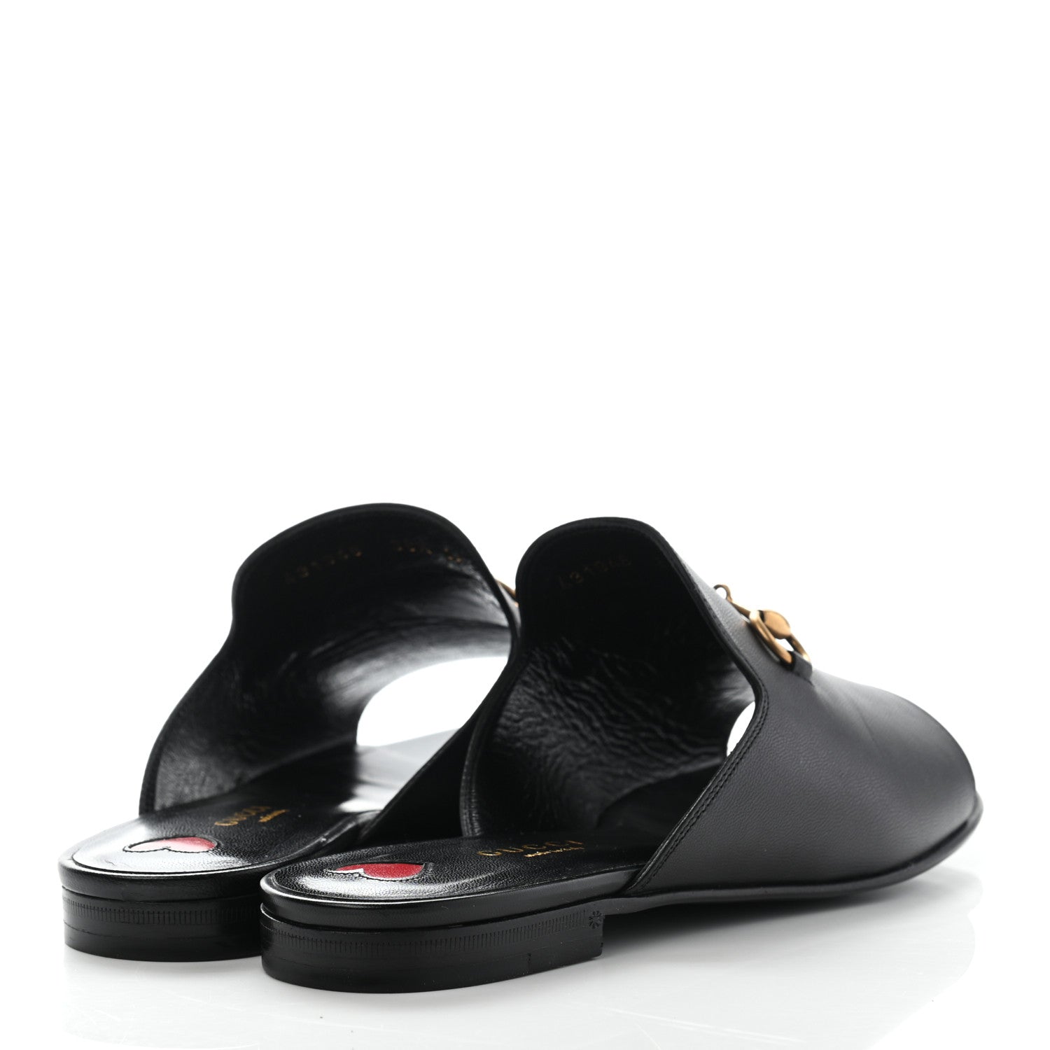Gucci Malaga Kid Horsebit Slide Sandals 36.5 Black 4 of 8