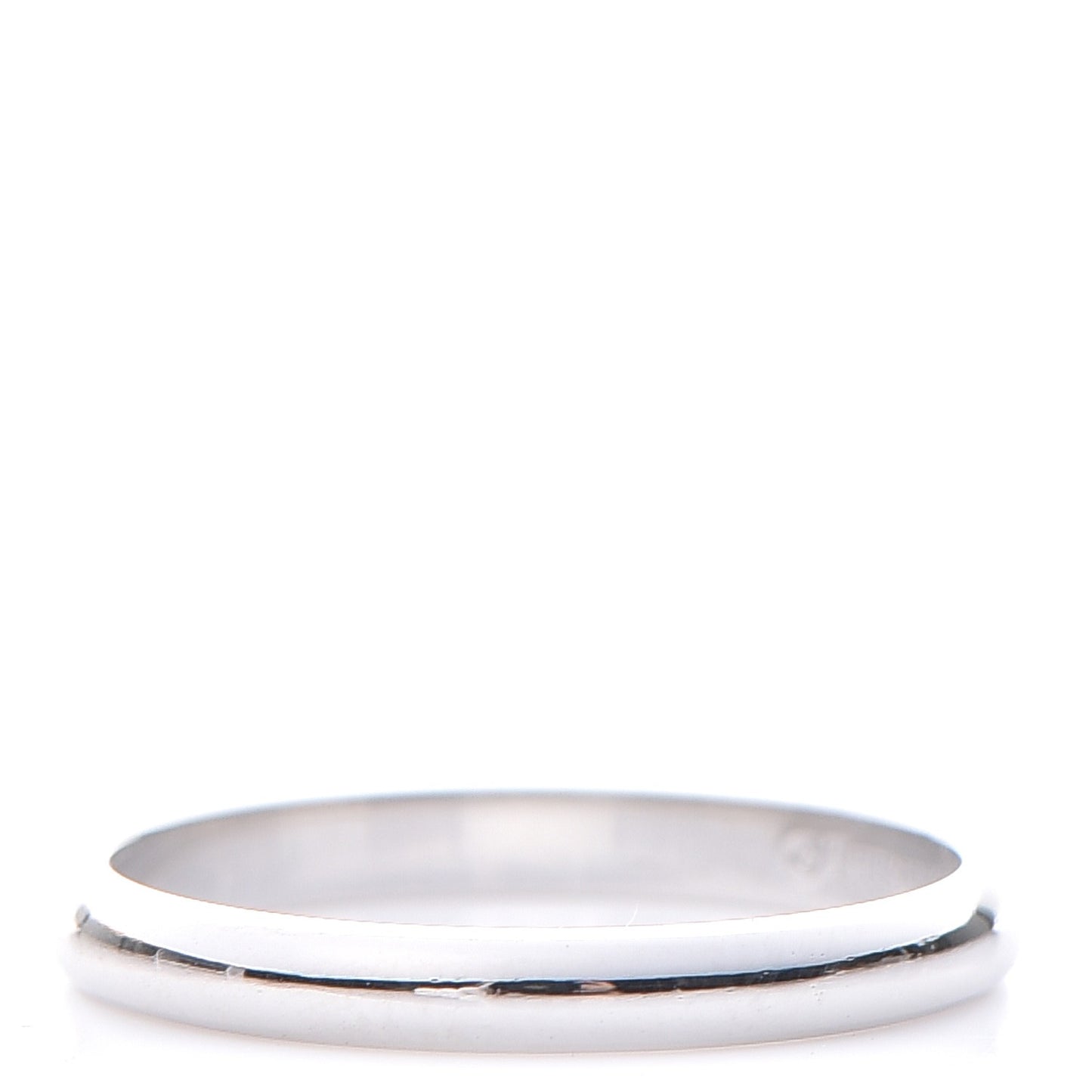 Platinum 2mm Lucida Band Ring 46.8 4