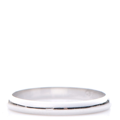 Tiffany Platinum 2mm Lucida Band Ring 46.8 4 1 of 5