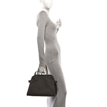 The Row Matte Grained Calfskin Soft Margaux 12 Deep Brown 2 of 9