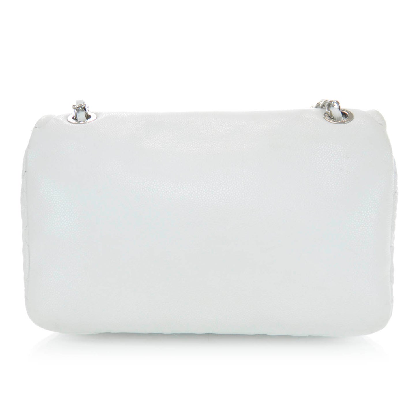 Caviar Timeless Large Flap White
