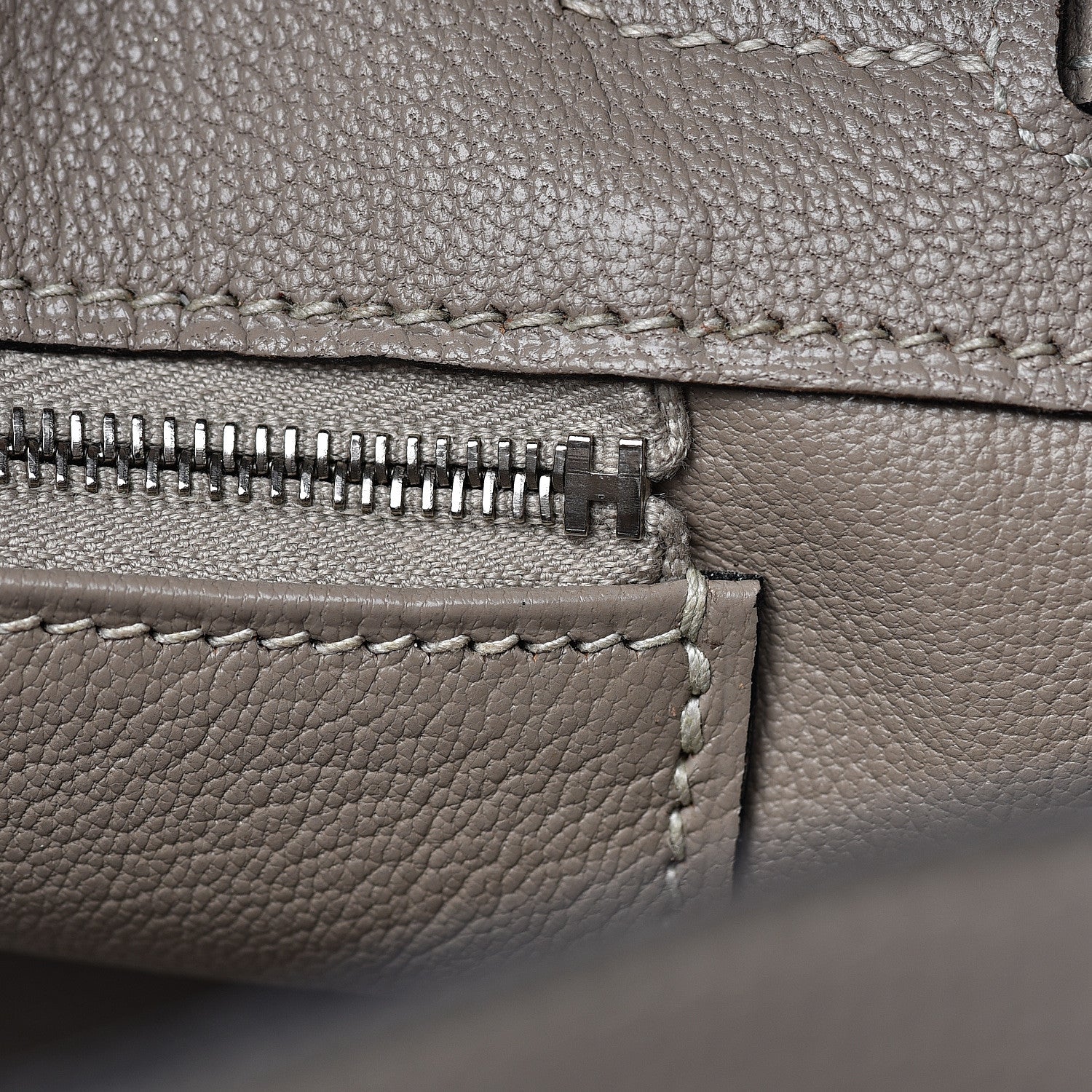 Hermes Togo Birkin 25 Gris Tourterelle 12 of 33