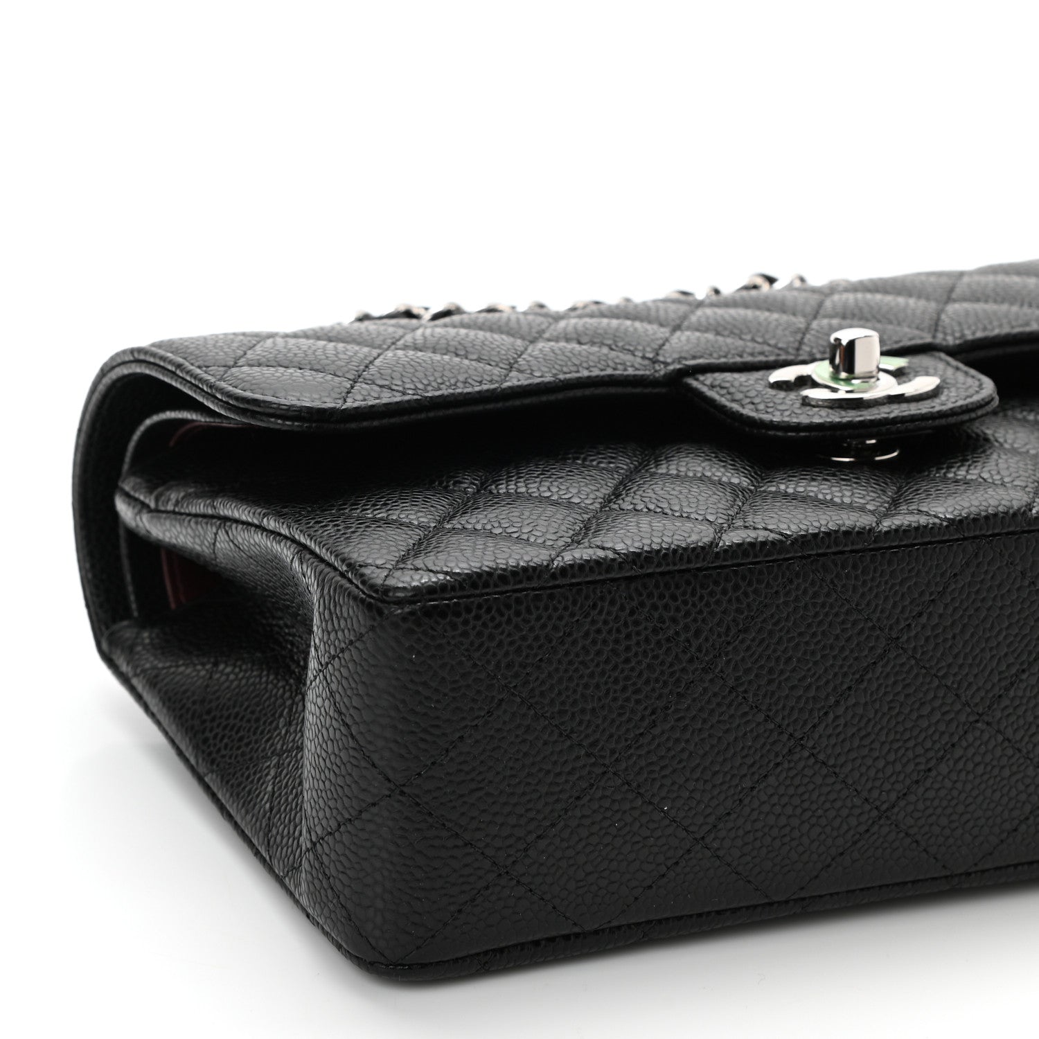 Chanel Caviar Quilted Small Double Flap Black 8 of 10