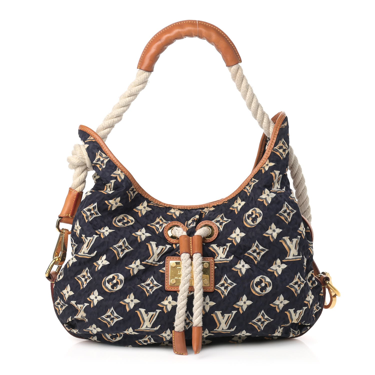 Louis Vuitton Canvas Monogram Cruise Bulles MM Navy 1 of 26