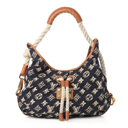 Louis Vuitton Canvas Monogram Cruise Bulles MM Navy 1 of 26