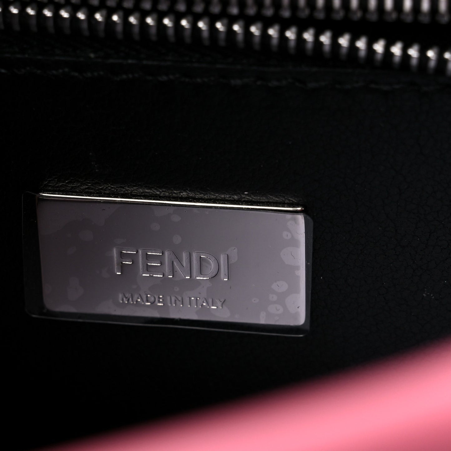 Vitello Seta Nappa Mini Plexi Handle Peekaboo Iconic Satchel Pink