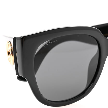 Gucci Acetate Square Frame Sunglasses GG0142SA Black 8 of 10