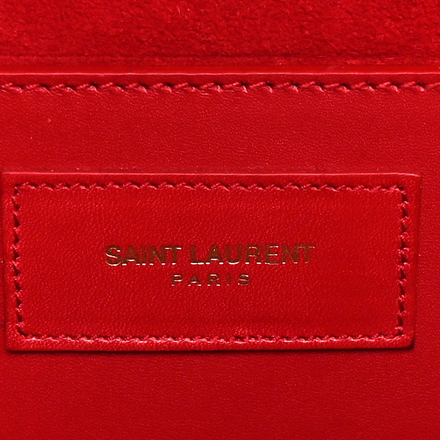 Calfskin Monogram Cassandre Clutch Rouge Orient