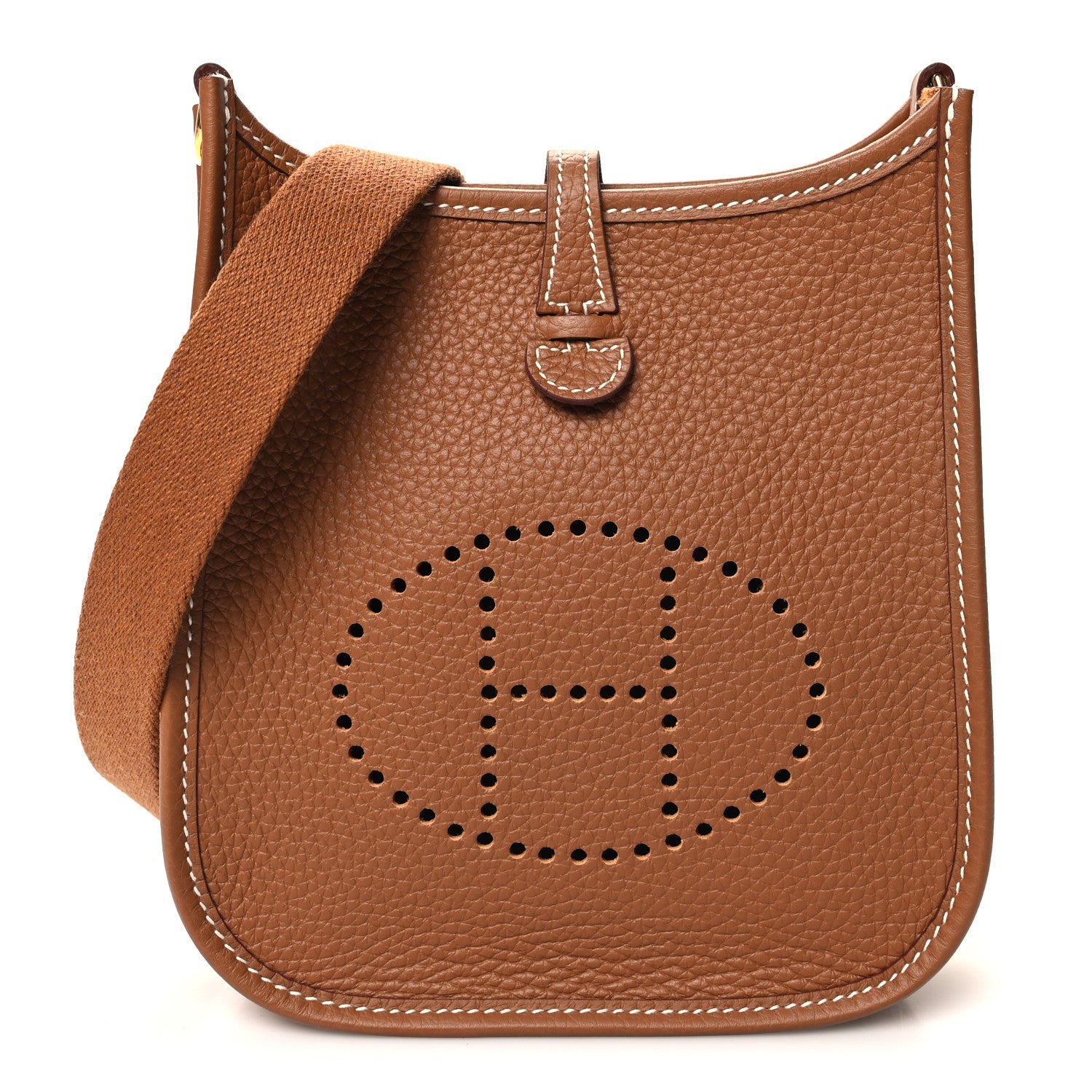 Hermes Taurillon Clemence Evelyne TPM Gold 1 of 11