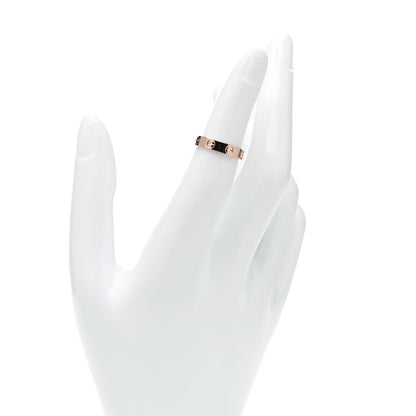 Cartier 18K Pink Gold 3.5mm LOVE Wedding Band Ring 48 4.5 2 of 5