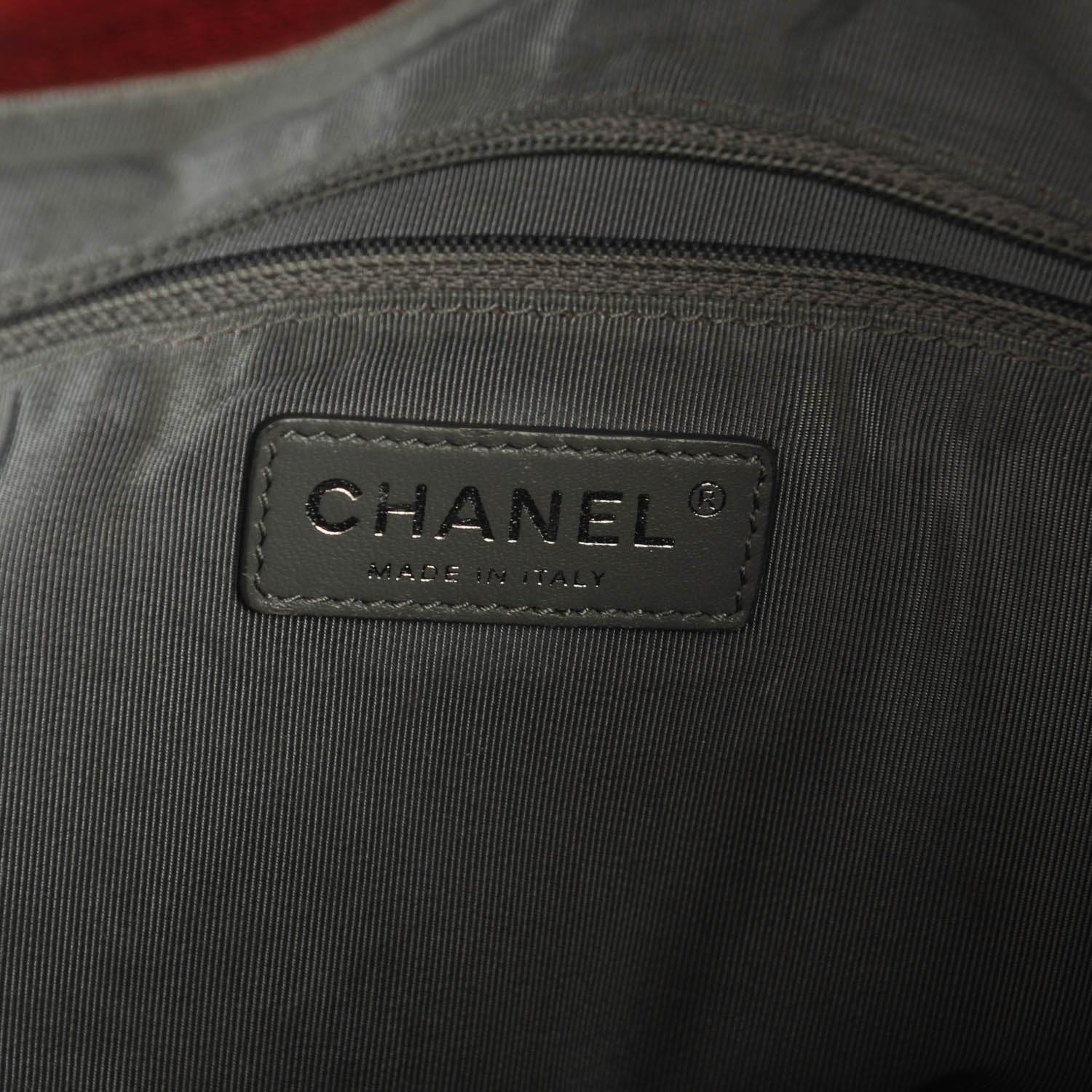 Chanel Grained Calfskin Quilted Maxi Elastic Flap Brown 7 of 8