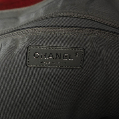 Chanel Grained Calfskin Quilted Maxi Elastic Flap Brown 7 of 8