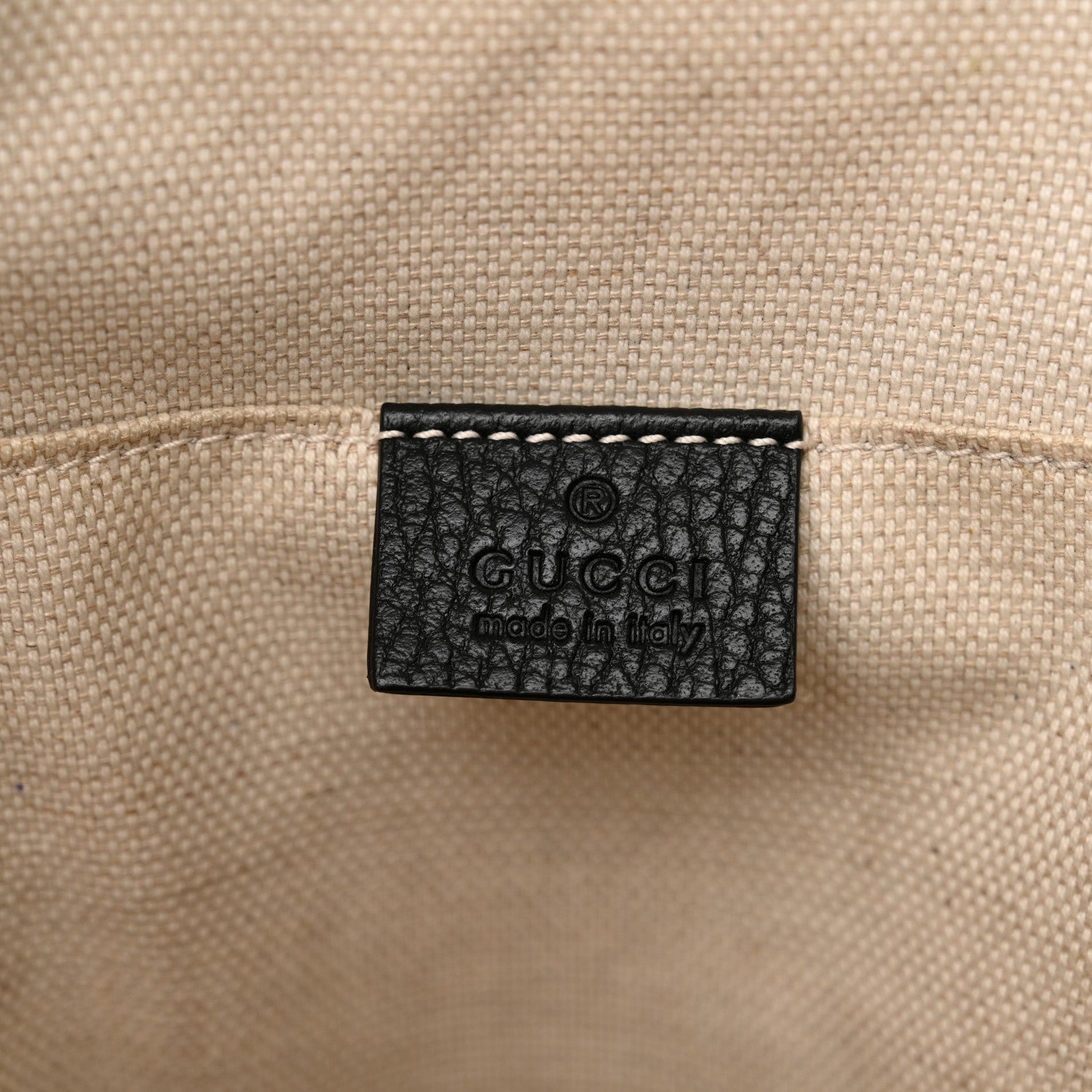 Gucci Pebbled Calfskin Soho Chain Backpack Black 6 of 14