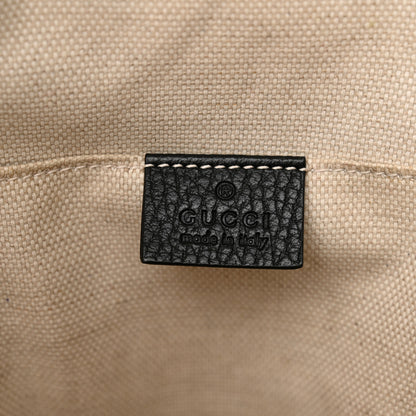 Gucci Pebbled Calfskin Soho Chain Backpack Black 6 of 14