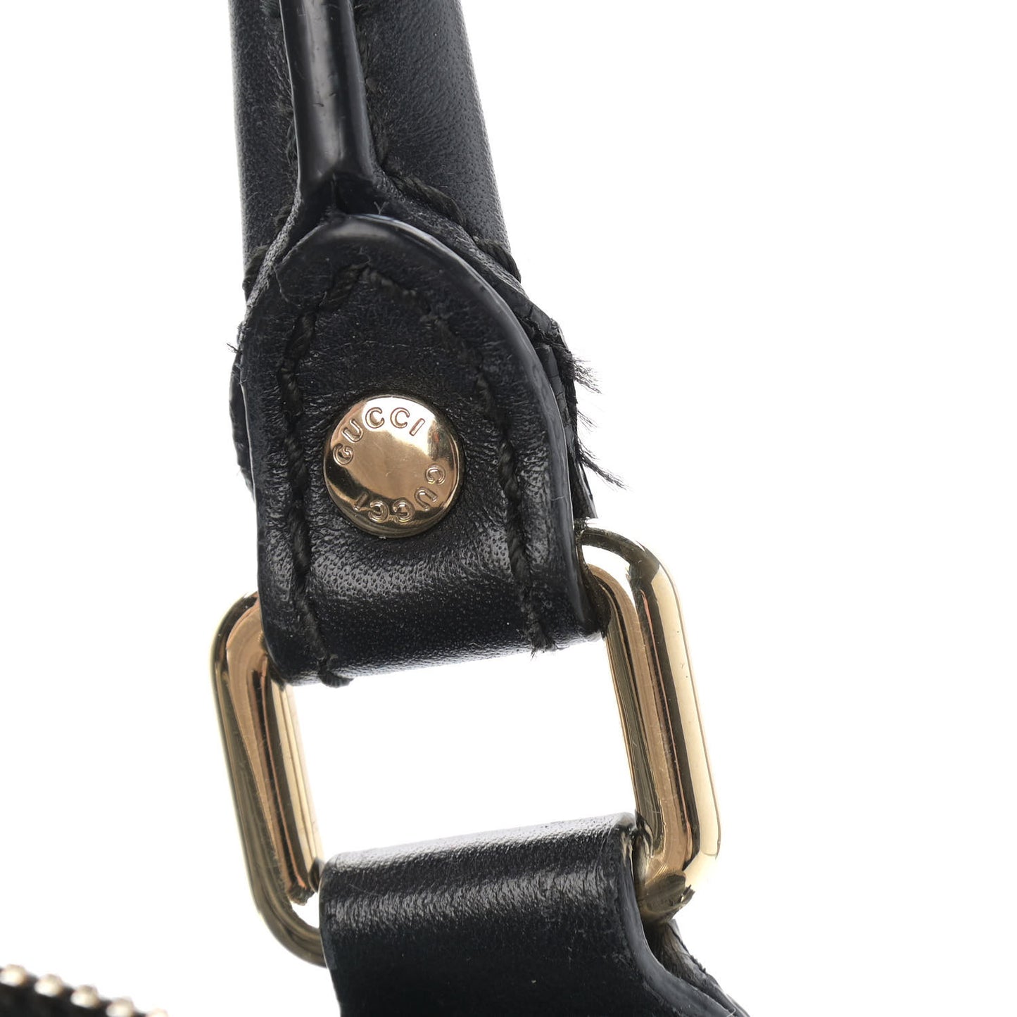 Guccissima Medium Sukey Boston Black