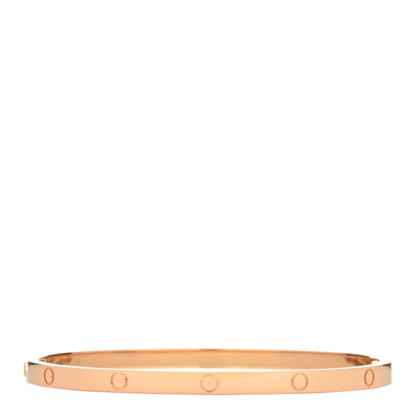 18K Pink Gold Small LOVE Bracelet 17