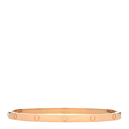 Cartier 18K Pink Gold Small LOVE Bracelet 17 2 of 4