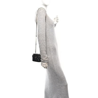 Chanel Caviar Quilted Mini Vanity Case With Chain Black 2 of 11