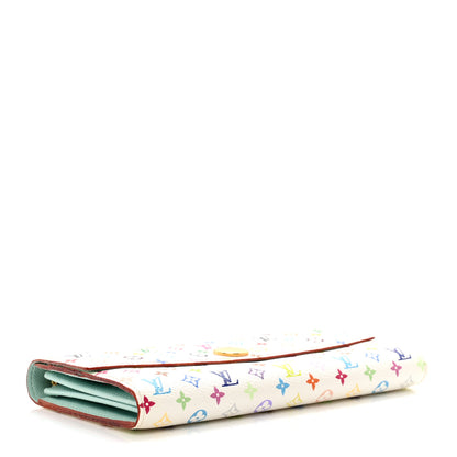 Louis Vuitton Monogram Multicolor Sarah Wallet White Anie 4 of 8