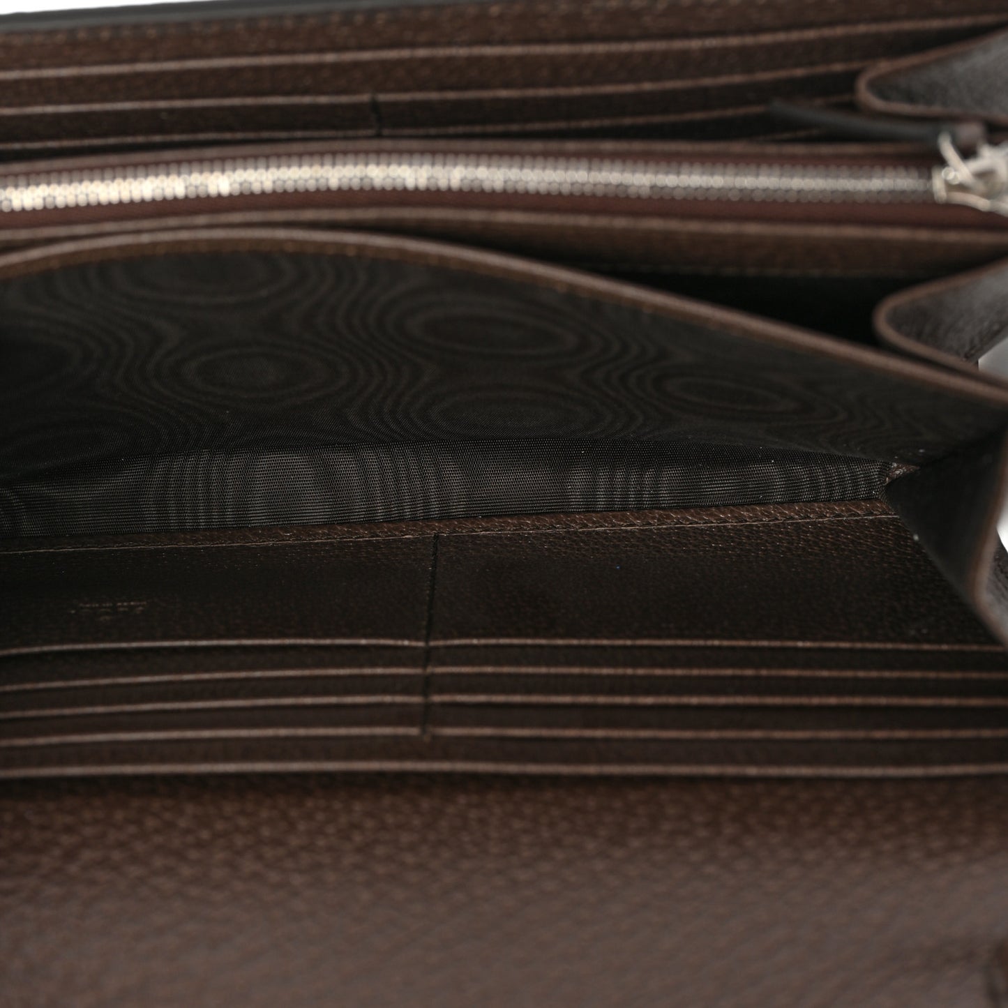 Monogram Jumbo GG Textured Dollar Calfskin Mini Dionysus Chain Wallet Camel Ebony New Acero